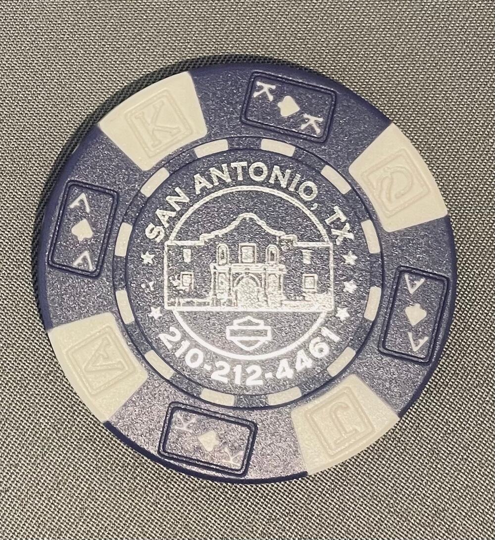 Harley-Davidson Poker Chip Alamo City on the Riverwalk